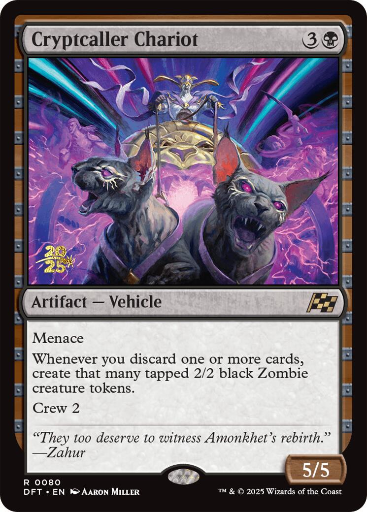 Cryptcaller Chariot [Aetherdrift Prerelease Promos] | Eastridge Sports Cards & Games