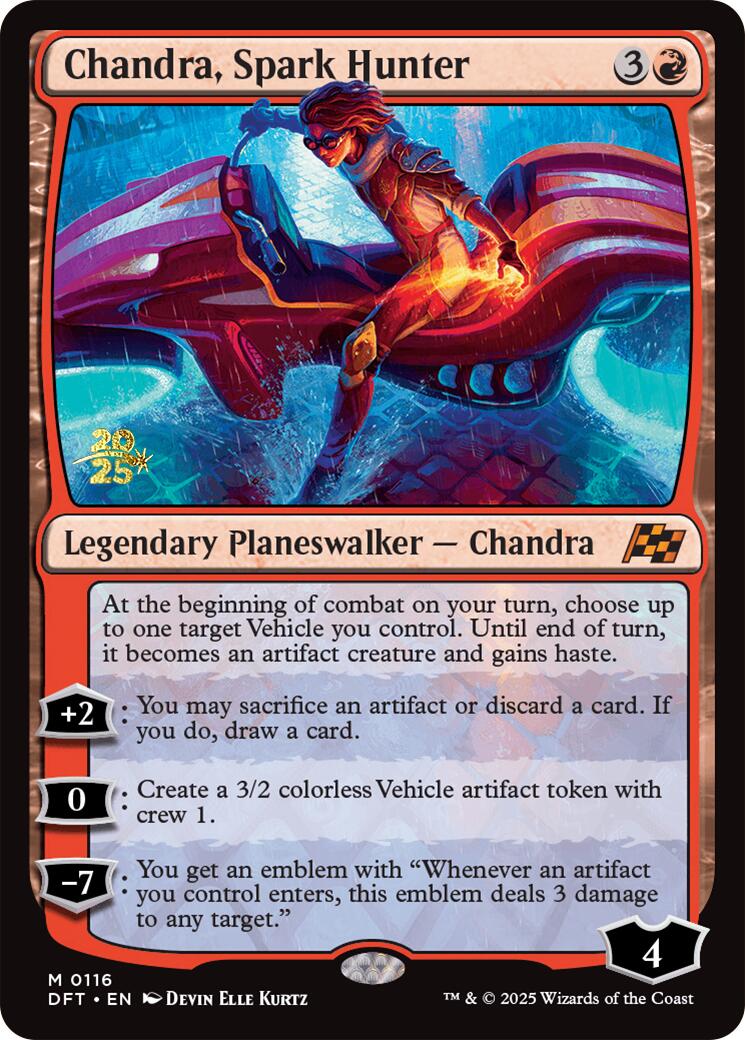 Chandra, Spark Hunter [Aetherdrift Prerelease Promos] | Eastridge Sports Cards & Games