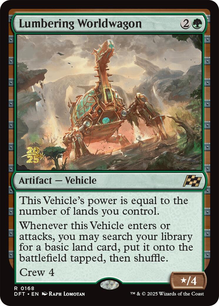 Lumbering Worldwagon [Aetherdrift Prerelease Promos] | Eastridge Sports Cards & Games
