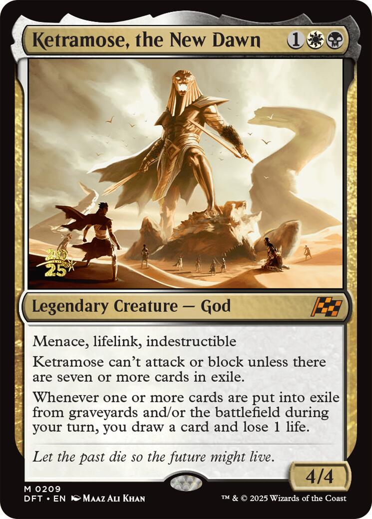 Ketramose, the New Dawn [Aetherdrift Prerelease Promos] | Eastridge Sports Cards & Games