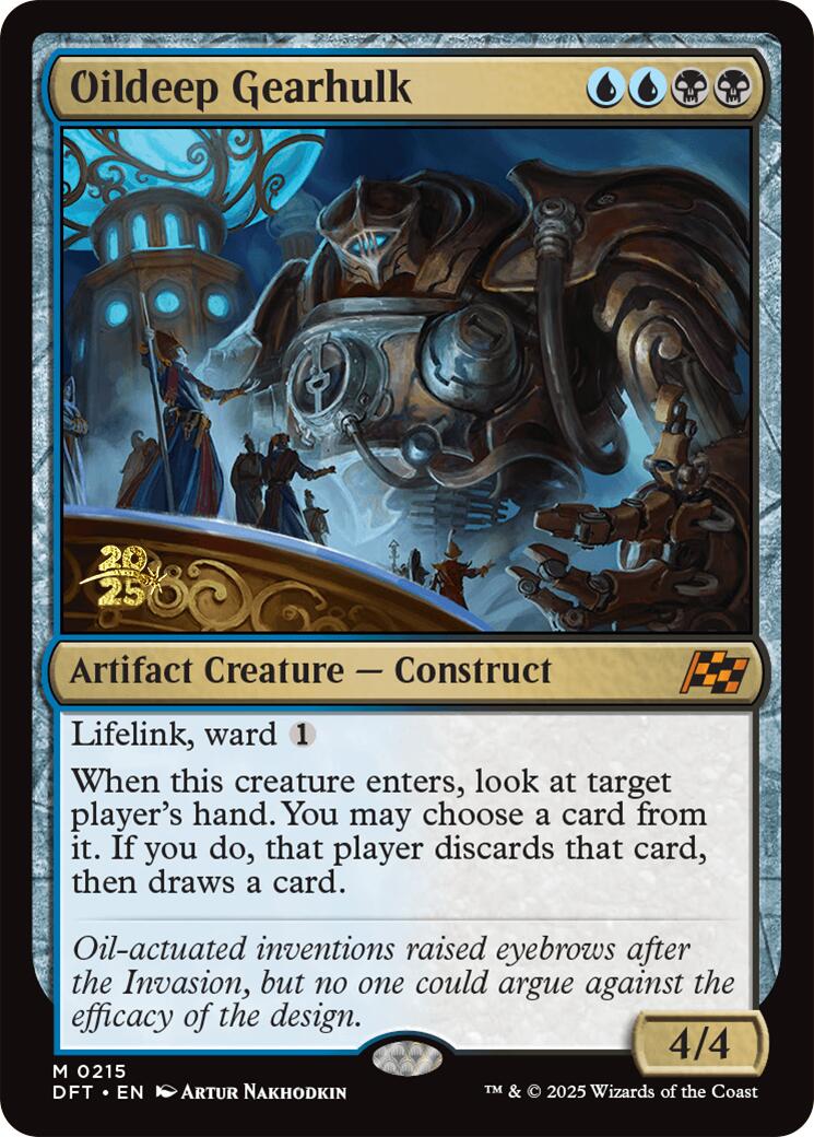 Oildeep Gearhulk [Aetherdrift Prerelease Promos] | Eastridge Sports Cards & Games