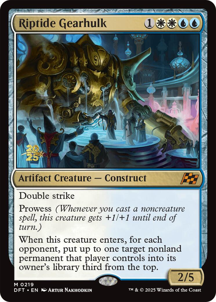 Riptide Gearhulk [Aetherdrift Prerelease Promos] | Eastridge Sports Cards & Games