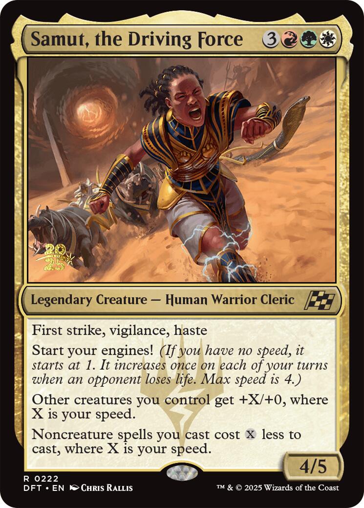 Samut, the Driving Force [Aetherdrift Prerelease Promos] | Eastridge Sports Cards & Games