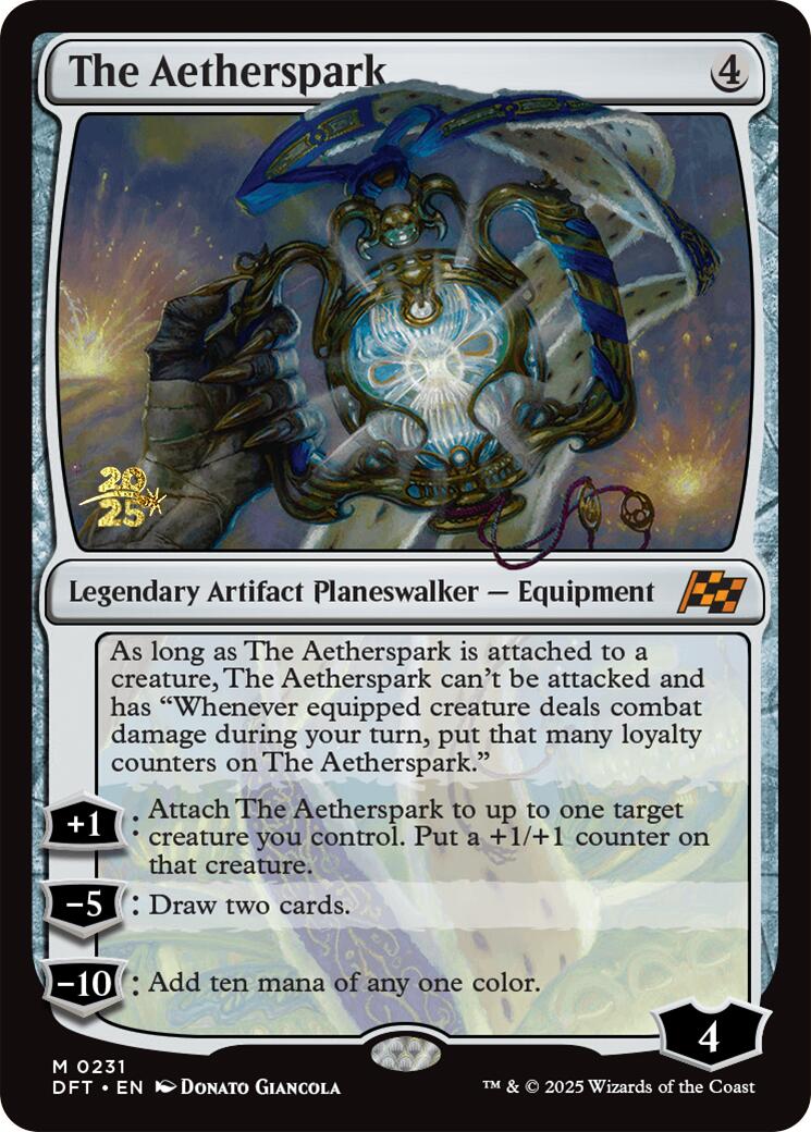 The Aetherspark [Aetherdrift Prerelease Promos] | Eastridge Sports Cards & Games