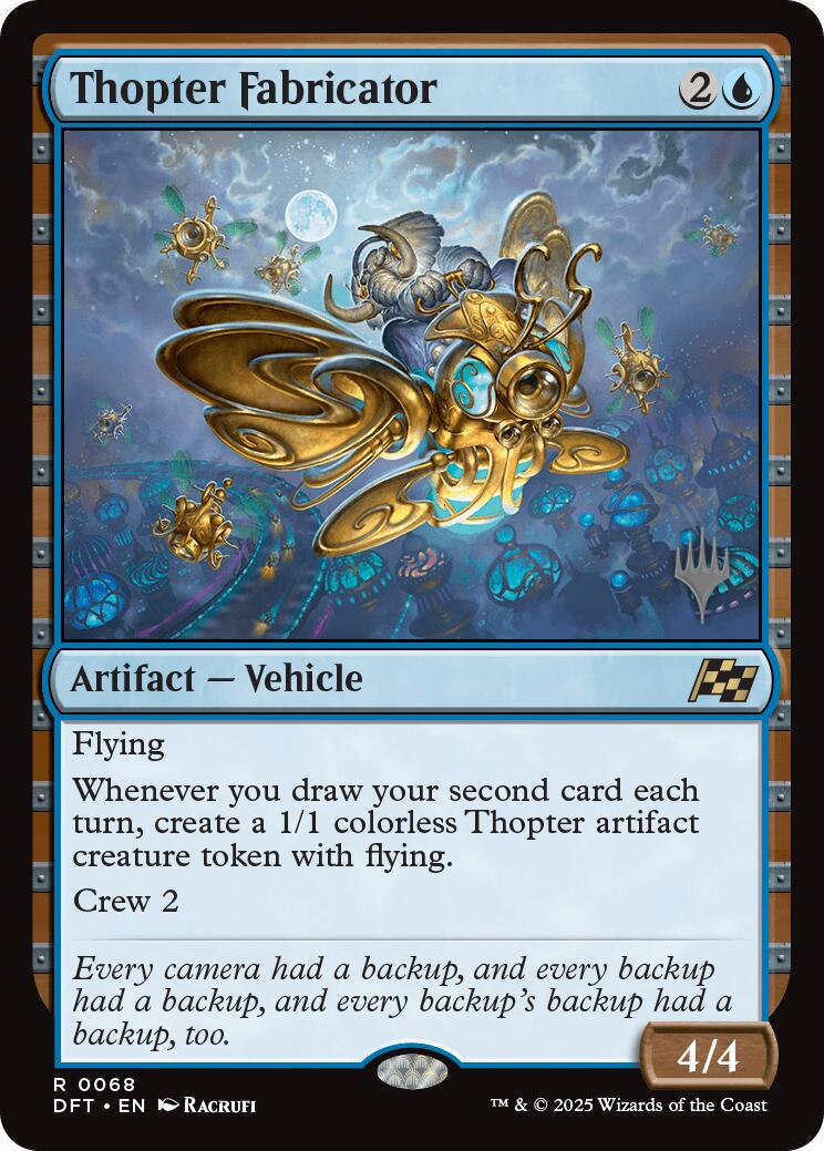 Thopter Fabricator (Promo Pack) [Aetherdrift Promos] | Eastridge Sports Cards & Games