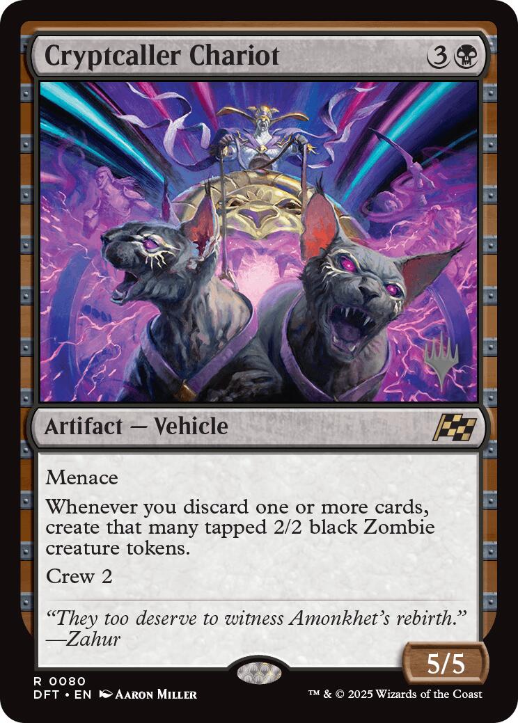 Cryptcaller Chariot [Aetherdrift Promos] | Eastridge Sports Cards & Games