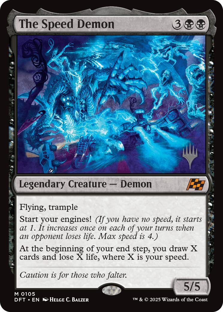 The Speed Demon (Promo Pack) [Aetherdrift Promos] | Eastridge Sports Cards & Games
