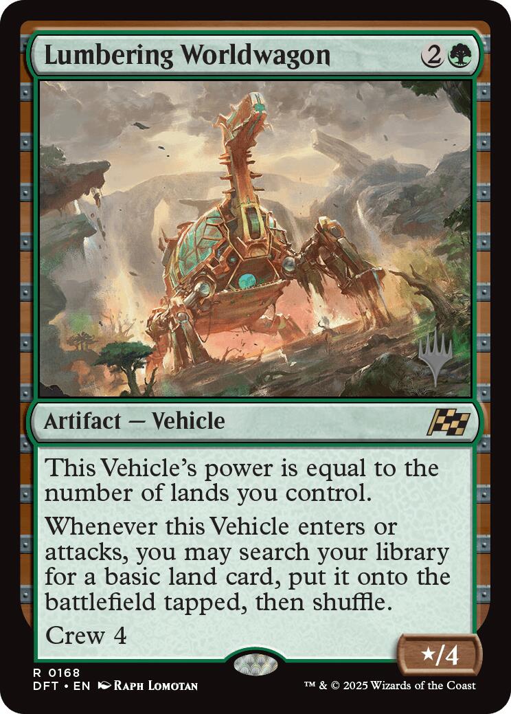 Lumbering Worldwagon [Aetherdrift Promos] | Eastridge Sports Cards & Games