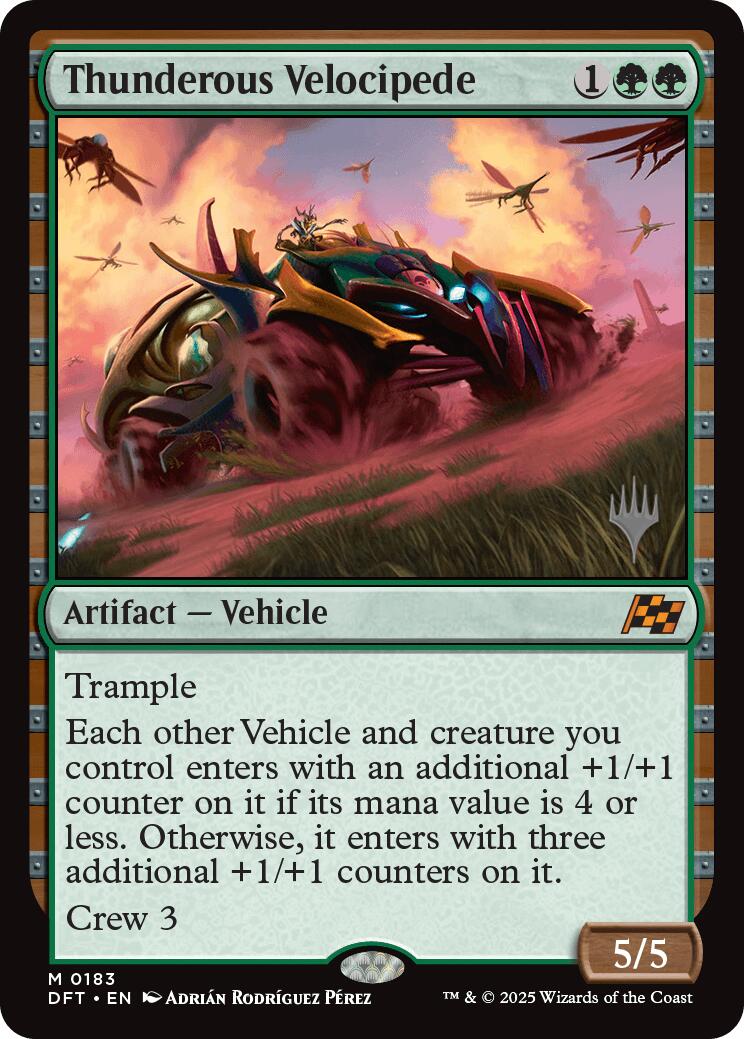 Thunderous Velocipede (Promo Pack) [Aetherdrift Promos] | Eastridge Sports Cards & Games