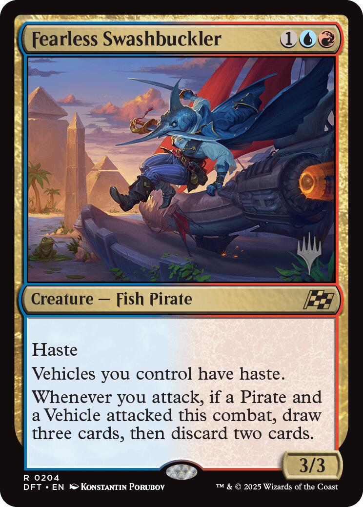 Fearless Swashbuckler [Aetherdrift Promos] | Eastridge Sports Cards & Games