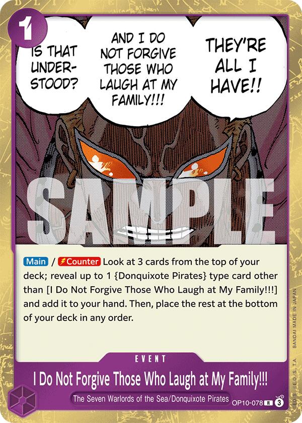I Do Not Forgive Those Who Laugh at My Family!!! [Royal Blood] | Eastridge Sports Cards & Games