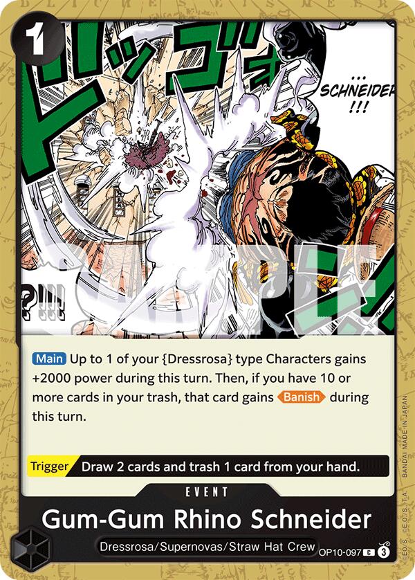 Gum-Gum Rhino Schneider [Royal Blood] | Eastridge Sports Cards & Games