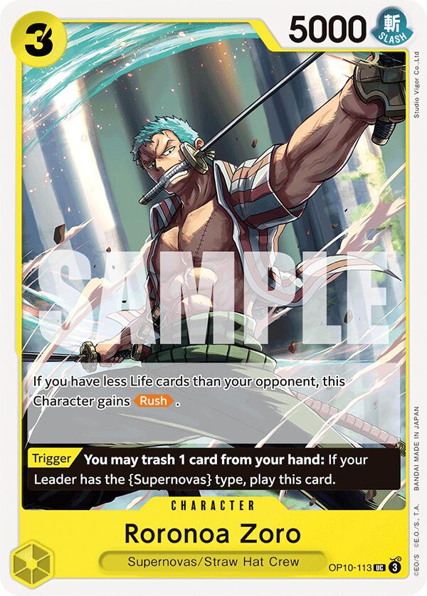 Roronoa Zoro (113) [Royal Blood] | Eastridge Sports Cards & Games