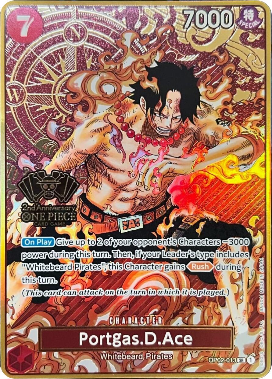 Portgas.D.Ace (Japanese Version 2nd Anniversary Set) [One Piece Promotion Cards] | Eastridge Sports Cards & Games