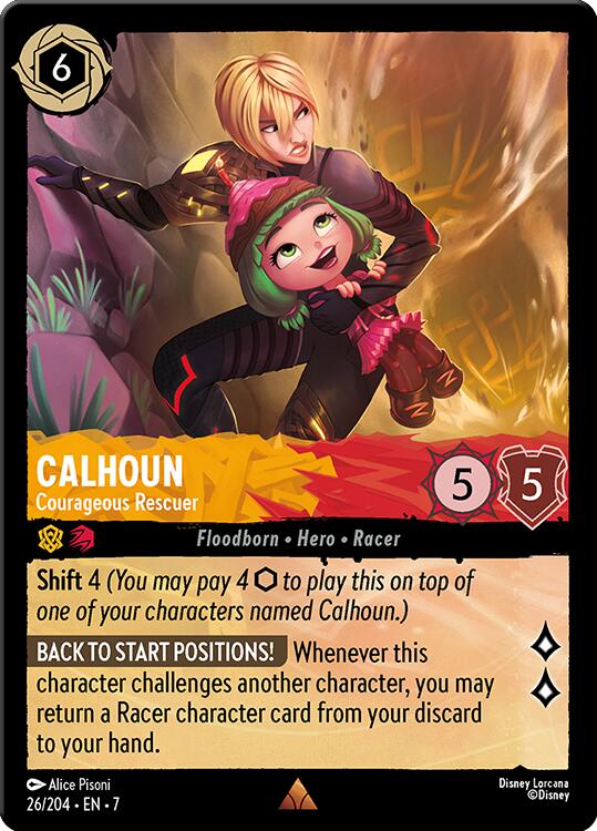 Calhoun - Courageous Rescuer (26/204) [Archazia's Island] | Eastridge Sports Cards & Games