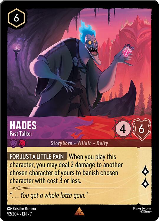 Hades - Fast Talker (52/204) [Archazia's Island] | Eastridge Sports Cards & Games