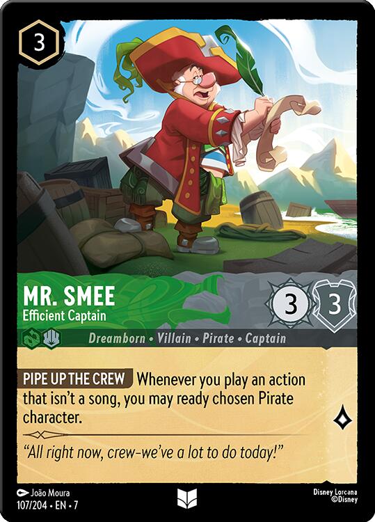Mr. Smee - Efficient Captain (107/204) [Archazia's Island] | Eastridge Sports Cards & Games