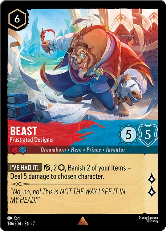 Beast - Frustrated Designer (136/204) [Archazia's Island] | Eastridge Sports Cards & Games