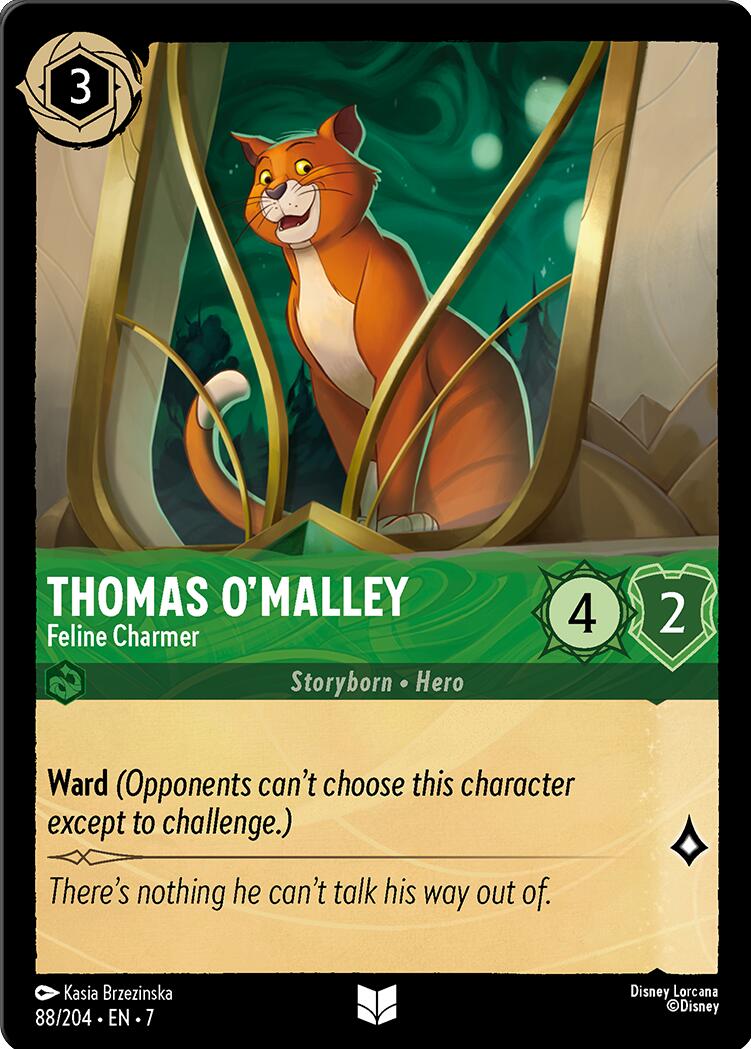 Thomas O'Malley - Feline Charmer (88/204) [Archazia's Island] | Eastridge Sports Cards & Games