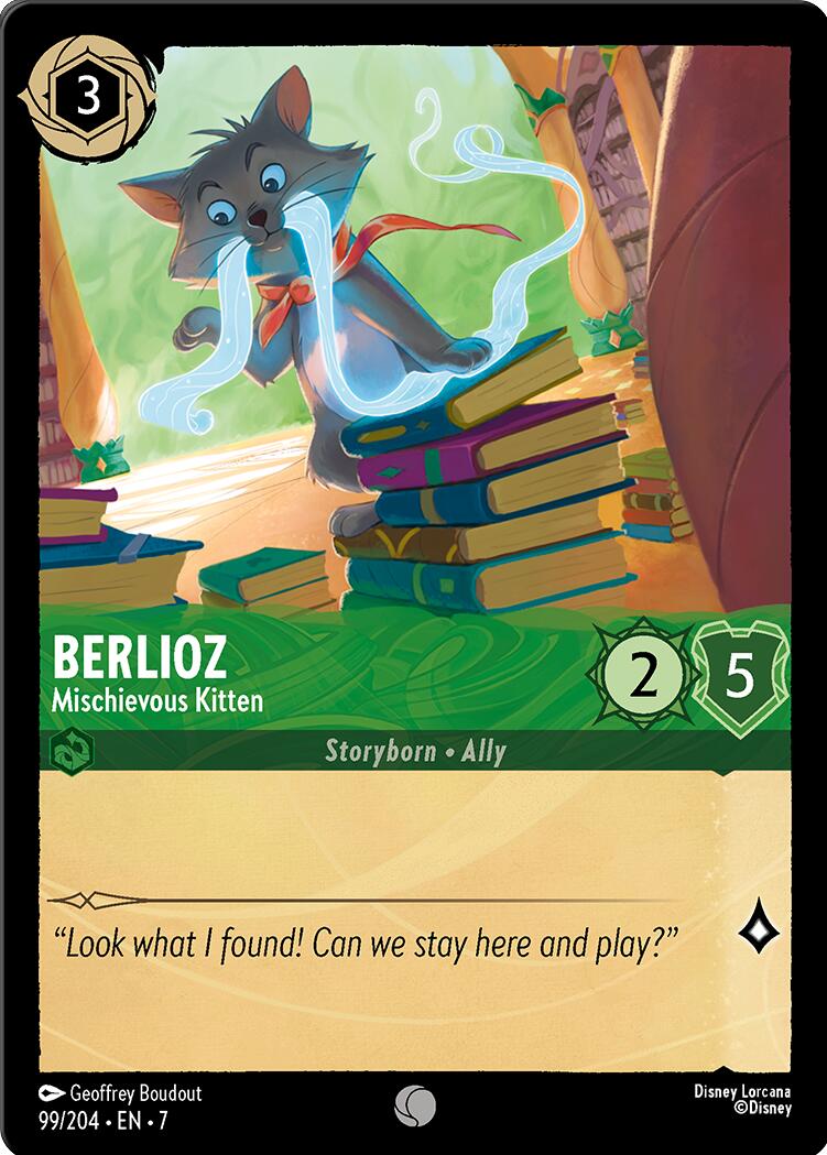 Berlioz - Mischievous Kitten (99/204) [Archazia's Island] | Eastridge Sports Cards & Games