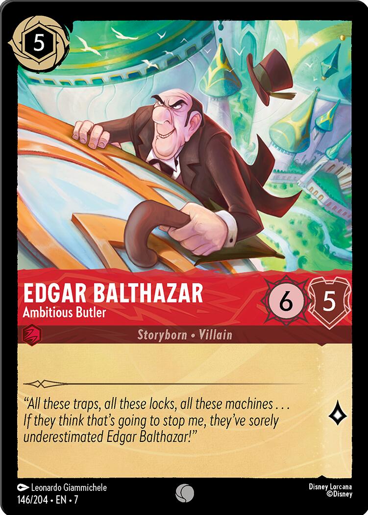 Edgar Balthazar - Ambitious Butler (146/204) [Archazia's Island] | Eastridge Sports Cards & Games