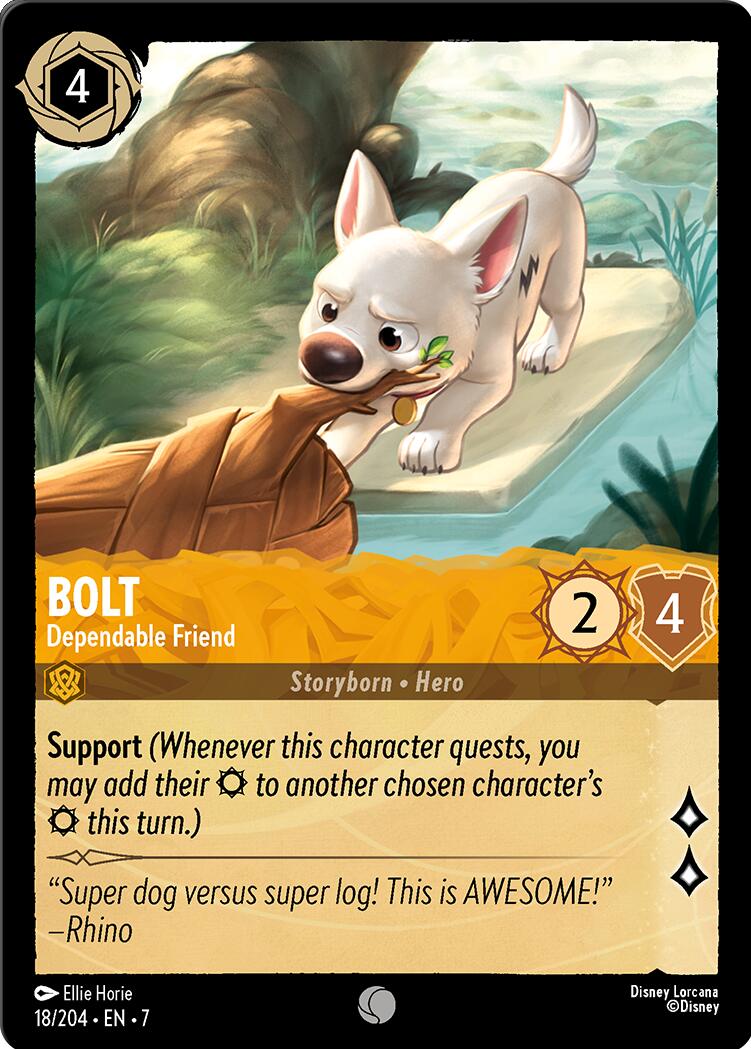 Bolt - Dependable Friend (18/204) [Archazia's Island] | Eastridge Sports Cards & Games