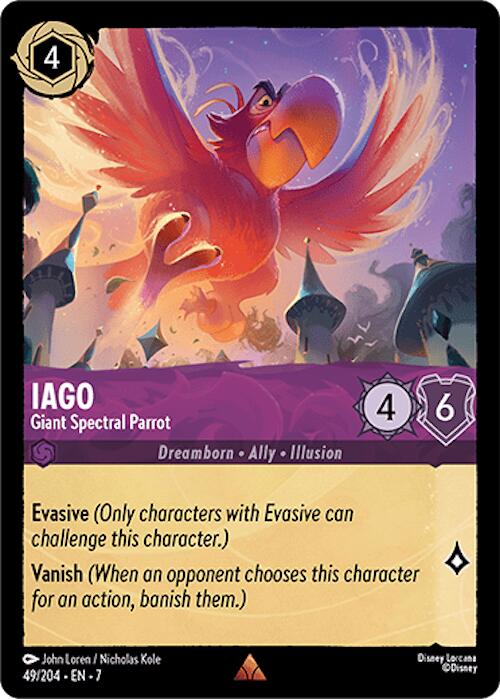 Iago - Giant Spectral Parrot (49/204) [Archazia's Island] | Eastridge Sports Cards & Games