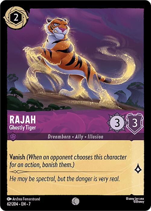 Rajah - Ghostly Tiger (62/204) [Archazia's Island] | Eastridge Sports Cards & Games