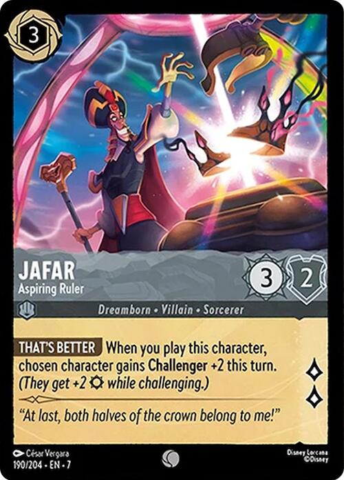 Jafar - Aspiring Ruler (190/204) [Archazia's Island] | Eastridge Sports Cards & Games
