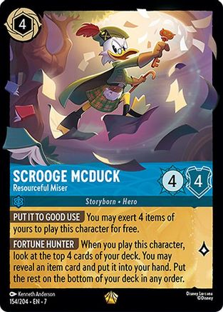 Scrooge McDuck - Resourceful Miser (154/204) [Archazia's Island]