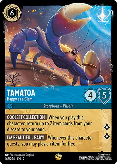Tamatoa - Happy as a Clam (162/204) [Archazia's Island] | Eastridge Sports Cards & Games
