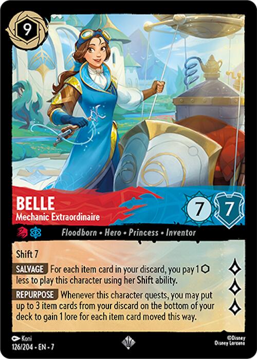 Belle - Mechanic Extraordinaire (126/204) [Archazia's Island] | Eastridge Sports Cards & Games