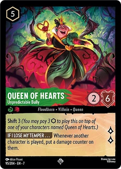 Queen of Hearts - Unpredictable Bully (95/204) [Archazia's Island] | Eastridge Sports Cards & Games