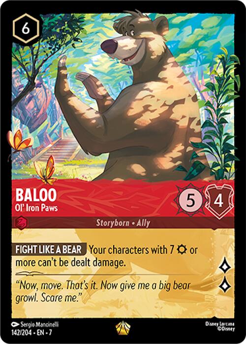 Baloo - Ol' Iron Paws (142/204) [Archazia's Island] | Eastridge Sports Cards & Games