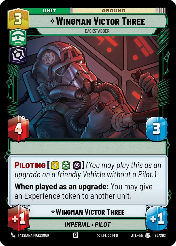 Wingman Victor Three - Backstabber (086/262) (086/257) [Jump to Lightspeed] | Eastridge Sports Cards & Games