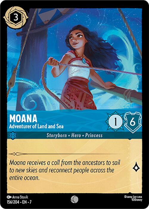 Moana - Adventurer of Land and Sea (156/204) [Archazia's Island] | Eastridge Sports Cards & Games