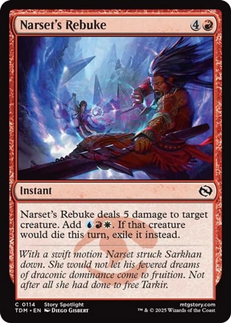 Narset's Rebuke [Tarkir: Dragonstorm] | Eastridge Sports Cards & Games