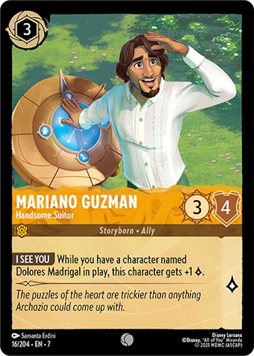 Mariano Guzman - Handsome Suitor (16/204) [Archazia's Island] | Eastridge Sports Cards & Games