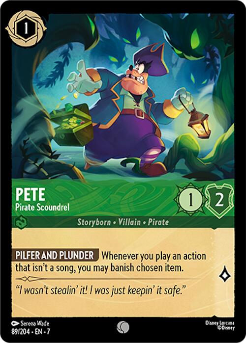 Pete - Pirate Scoundrel (89/204) [Archazia's Island] | Eastridge Sports Cards & Games
