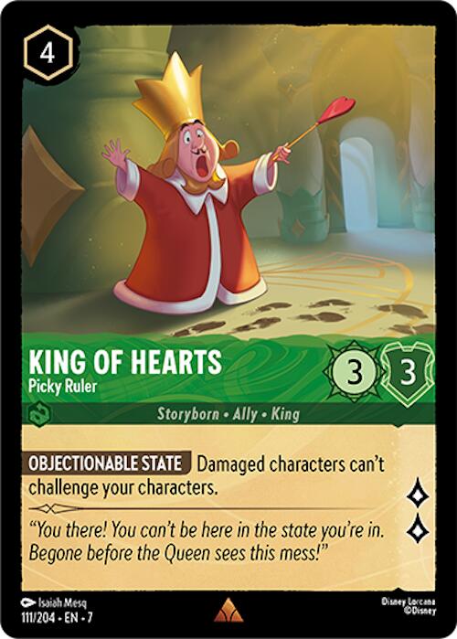 King of Hearts - Picky Ruler (111/204) [Archazia's Island] | Eastridge Sports Cards & Games
