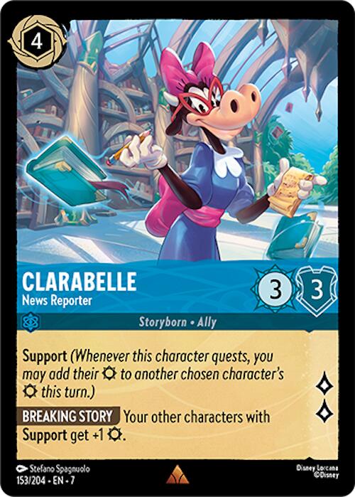 Clarabelle - News Reporter (153/204) [Archazia's Island] | Eastridge Sports Cards & Games