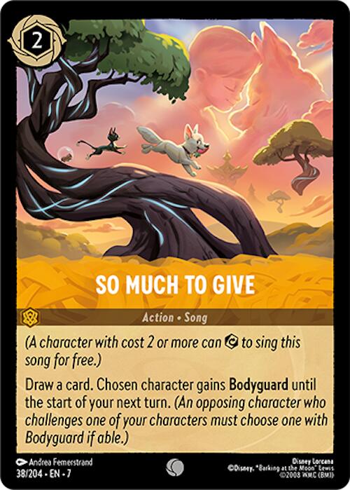 So Much to Give (38/204) [Archazia's Island] | Eastridge Sports Cards & Games