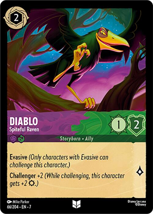 Diablo - Spiteful Raven (66/204) [Archazia's Island] | Eastridge Sports Cards & Games