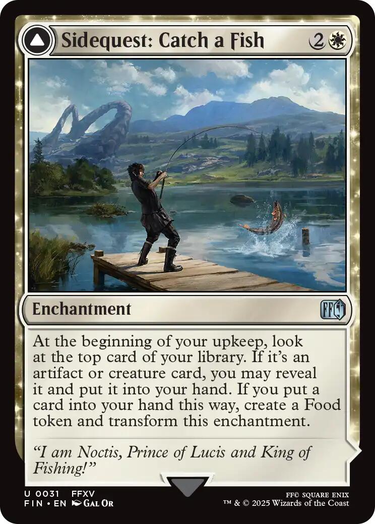 Sidequest: Catch a Fish // Cooking Campsite [FINAL FANTASY] | Eastridge Sports Cards & Games