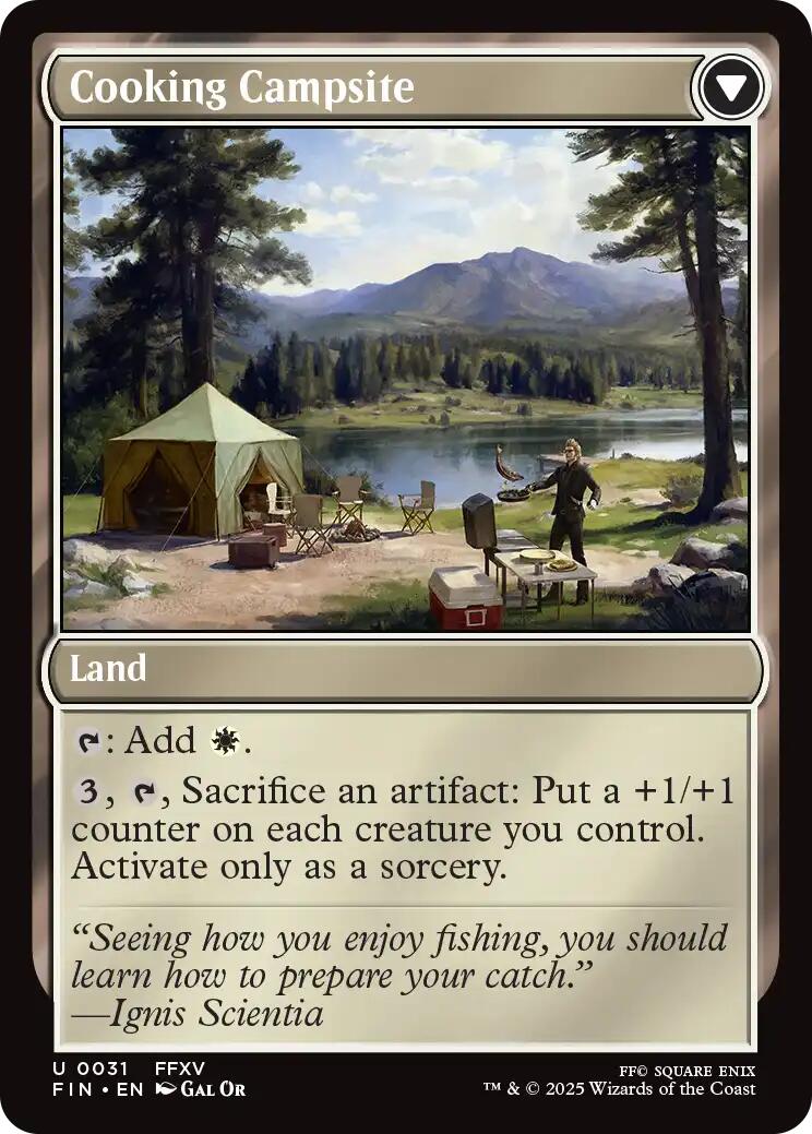 Sidequest: Catch a Fish // Cooking Campsite [FINAL FANTASY] | Eastridge Sports Cards & Games