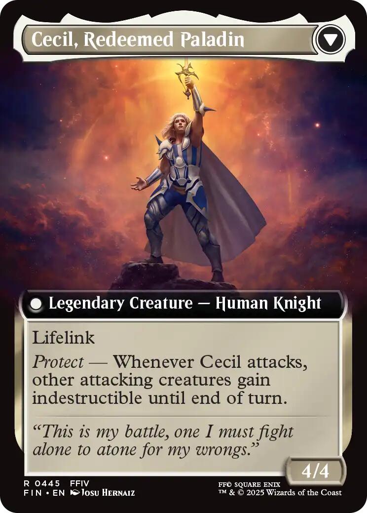Cecil, Dark Knight // Cecil, Redeemed Paladin (Extended Art) [FINAL FANTASY] | Eastridge Sports Cards & Games