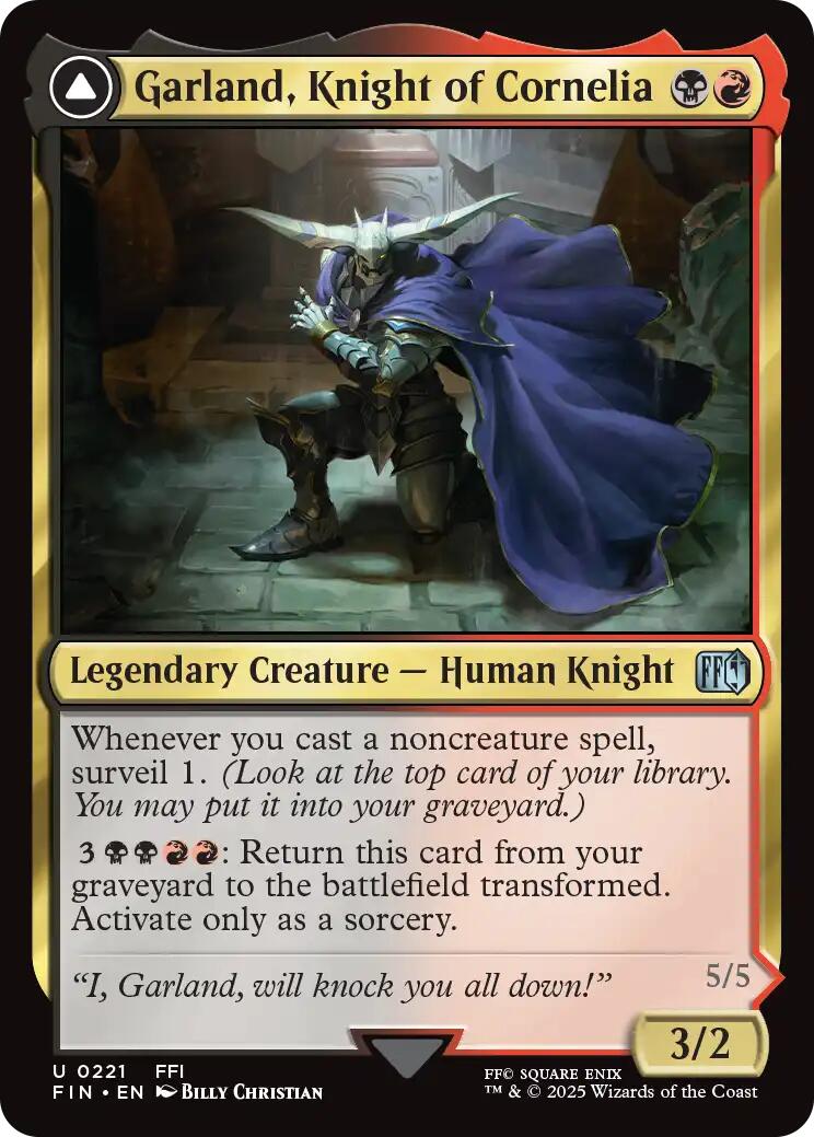 Garland, Knight of Cornelia // Chaos, the Endless [FINAL FANTASY] | Eastridge Sports Cards & Games
