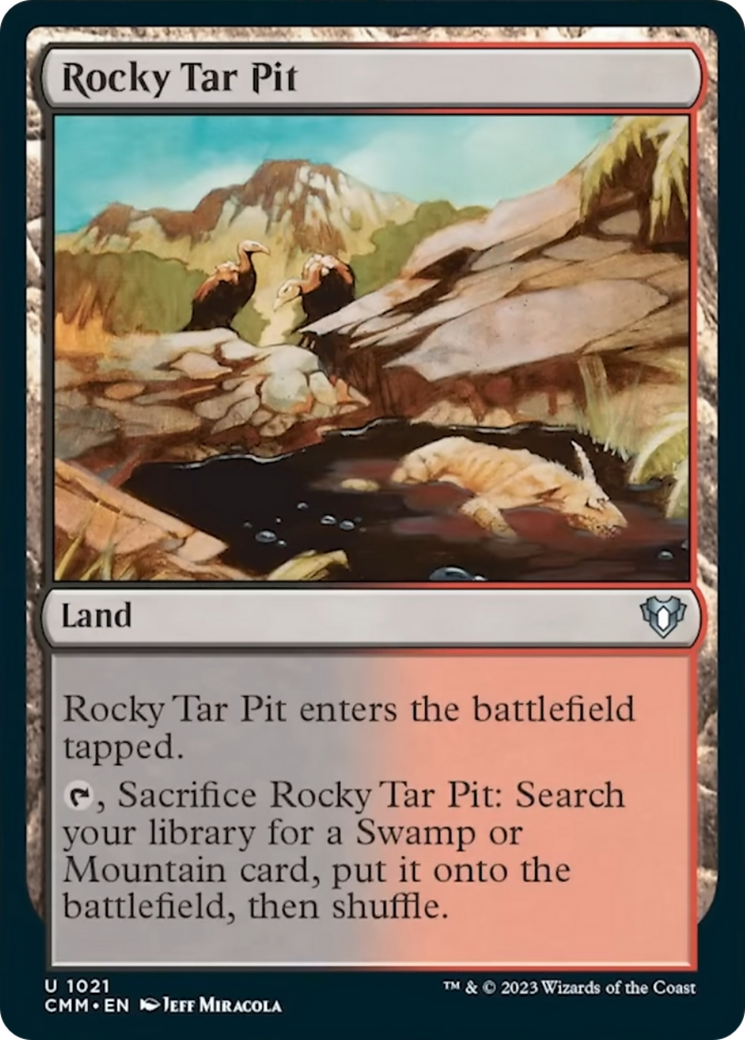 Rocky Tar Pit [Commander Masters] | Eastridge Sports Cards & Games