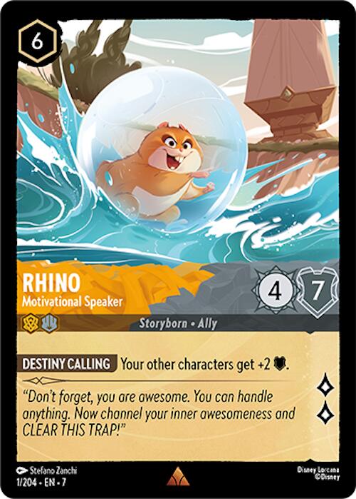 Rhino - Motivational Speaker (1/204) [Archazia's Island] | Eastridge Sports Cards & Games