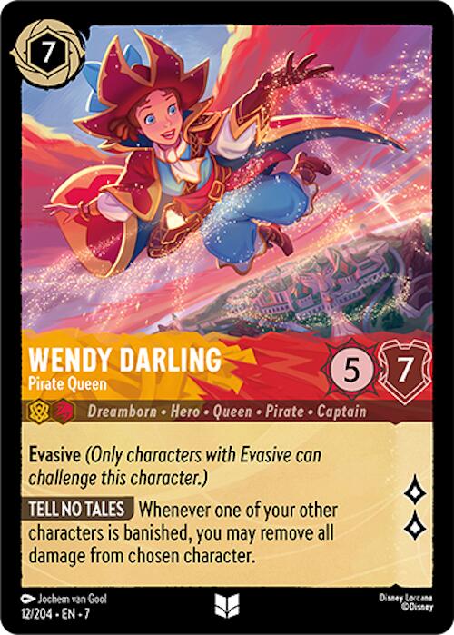 Wendy Darling - Pirate Queen (12/204) [Archazia's Island] | Eastridge Sports Cards & Games